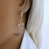 Rose gold english lock earrings #64142 Rose gold english lock earrings #64142
