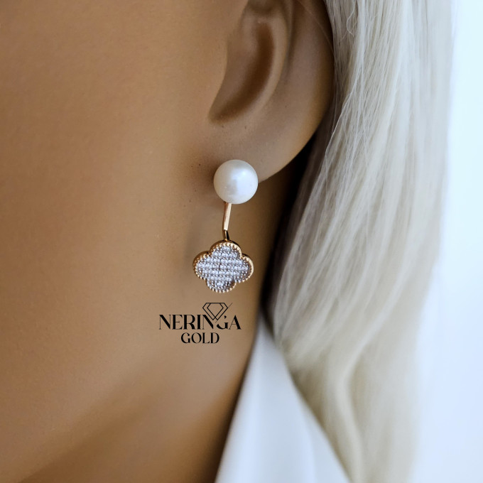 Rose gold earring #64145 Rose gold earring #64145