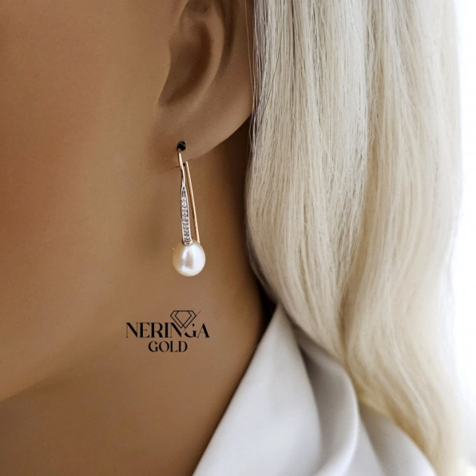Rose gold earring #64144 Rose gold earring #64144