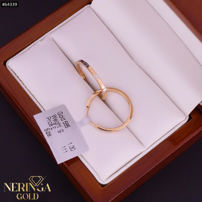 Rose gold hoop earrings #64339 Rose gold hoop earrings #64339