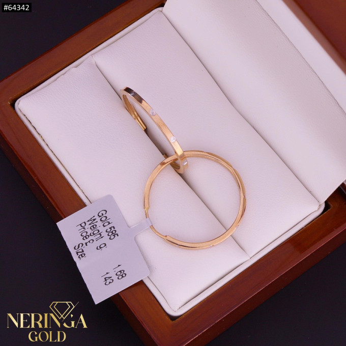 Rose gold hoop earrings #64342 Rose gold hoop earrings #64342