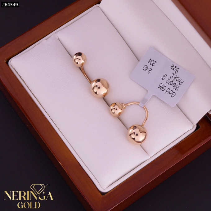 Rose gold earring #64349 Rose gold earring #64349