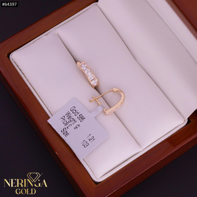 Rose gold children earrings #64397 Rose gold children earrings #64397