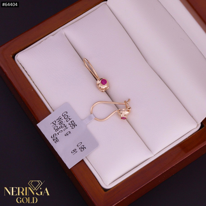 Rose gold children earrings #64404 Rose gold children earrings #64404