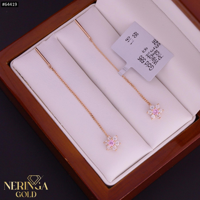 Rose gold earring #64419 Rose gold earring #64419