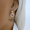 Rose gold english lock earrings #64384 Rose gold english lock earrings #64384