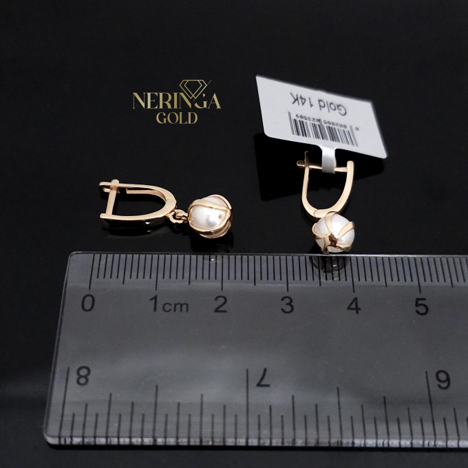 Rose gold english lock earrings #64363 Rose gold english lock earrings #64363
