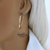 Rose gold hoop earrings #64346 Rose gold hoop earrings #64346