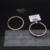Rose gold hoop earrings #64343 Rose gold hoop earrings #64343