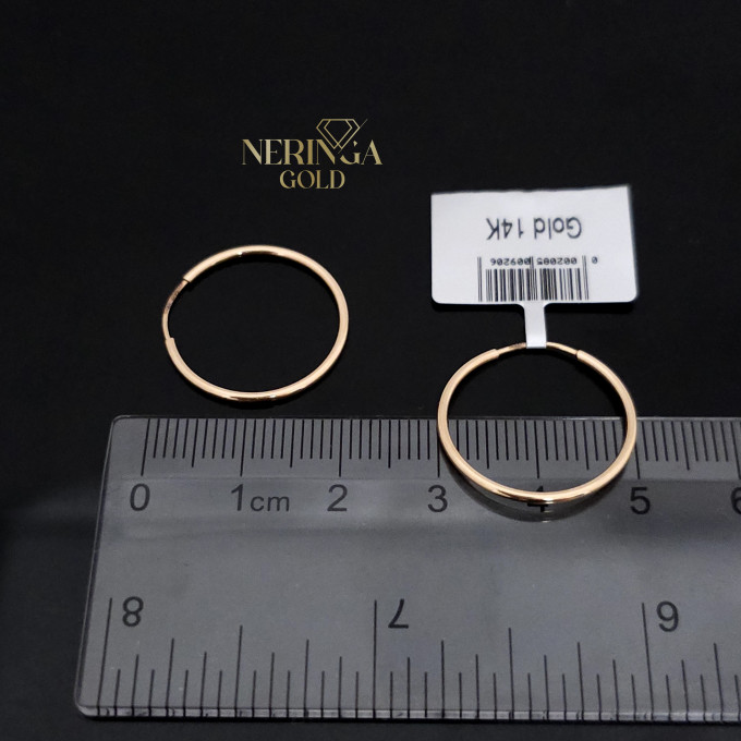Rose gold hoop earrings #64334 Rose gold hoop earrings #64334