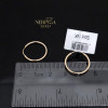 Rose gold hoop earrings #64332 Rose gold hoop earrings #64332