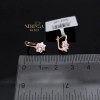 Rose gold children earrings #64393