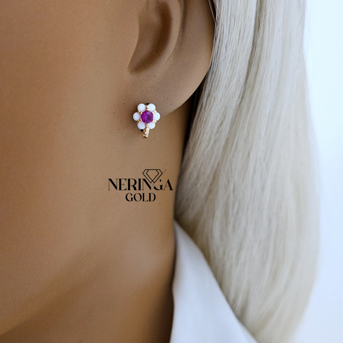 Rose gold children earrings #64394 Rose gold children earrings #64394