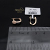 Rose gold children earrings #64395