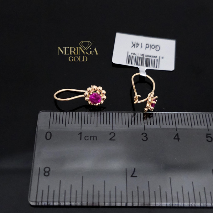 Rose gold children earrings #64400 Rose gold children earrings #64400
