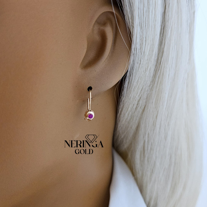 Rose gold children earrings #64404 Rose gold children earrings #64404