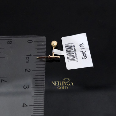 Rose gold stud earrings #64476 Rose gold stud earrings #64476