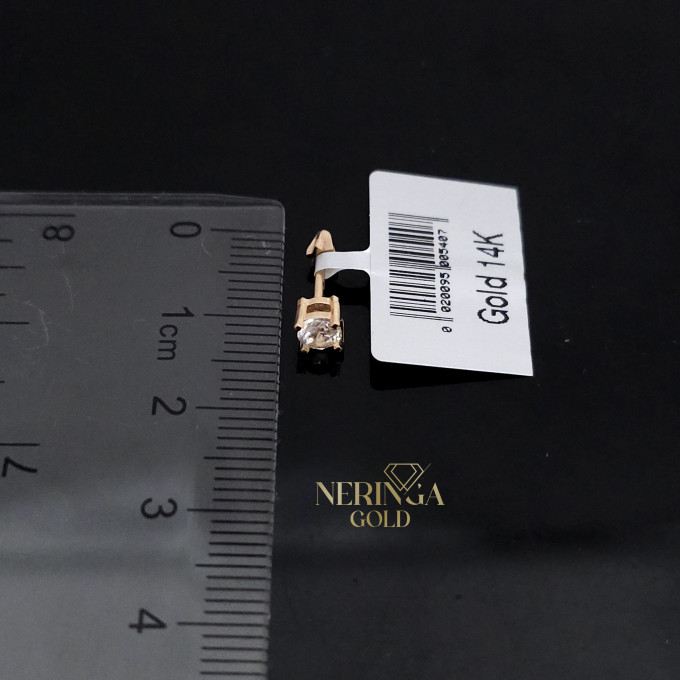 Rose gold stud earrings #64478 Rose gold stud earrings #64478