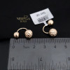 Rose gold earring #64529