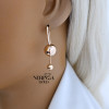 Rose gold earring #64524 Rose gold earring #64524