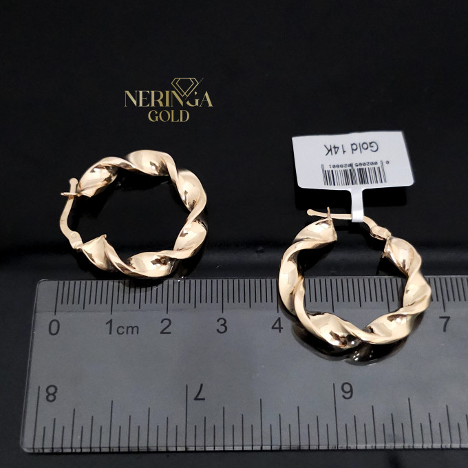 Rose gold hoop earrings #64519 Rose gold hoop earrings #64519
