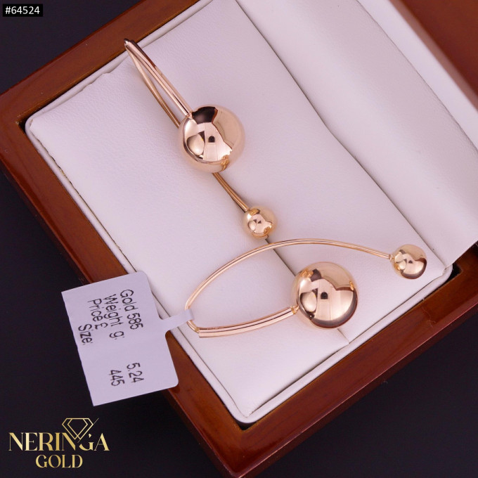 Rose gold earring #64524 Rose gold earring #64524