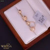 Rose gold earring #64529