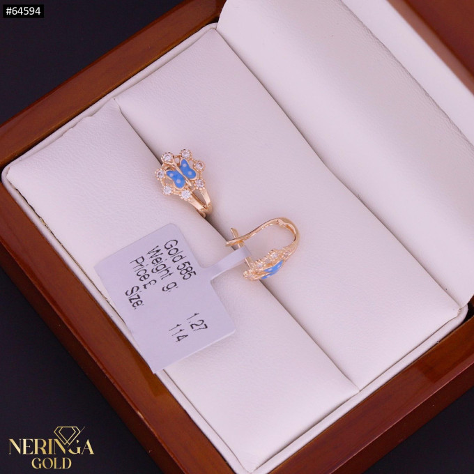 Rose gold children earrings #64594 Rose gold children earrings #64594