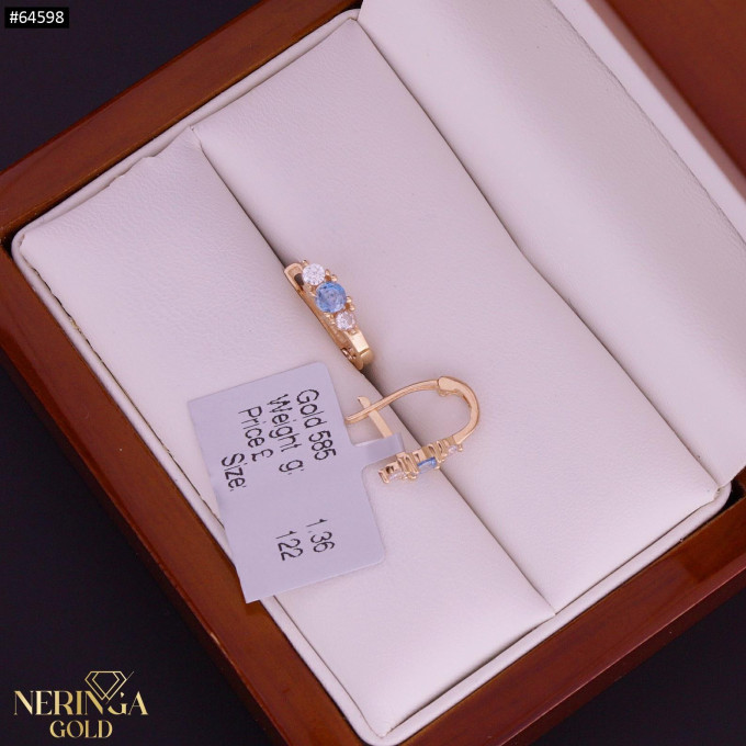 Rose gold children earrings #64598 Rose gold children earrings #64598