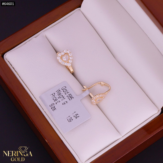 Rose gold children earrings #64601 Rose gold children earrings #64601