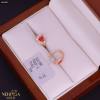 Rose gold children earrings #64602