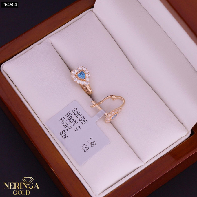 Rose gold children earrings #64604 Rose gold children earrings #64604