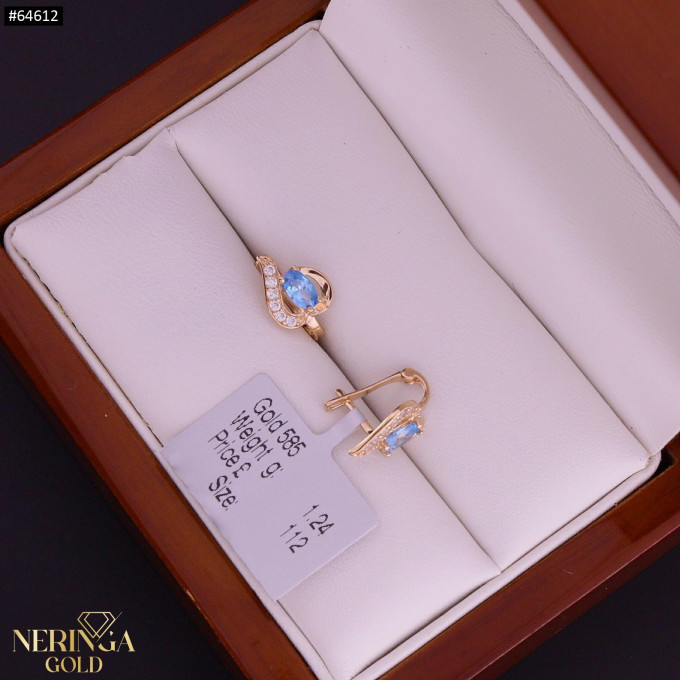 Rose gold children earrings #64612 Rose gold children earrings #64612