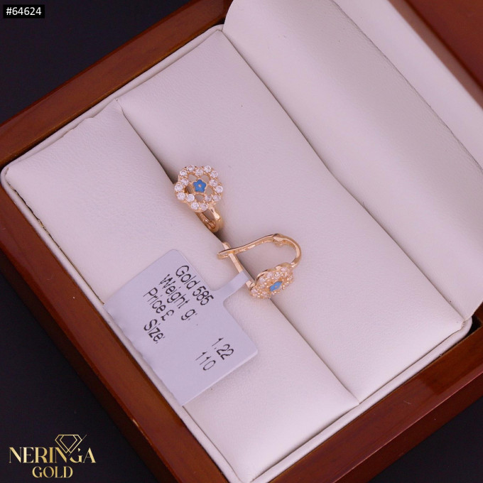 Rose gold children earrings #64624 Rose gold children earrings #64624