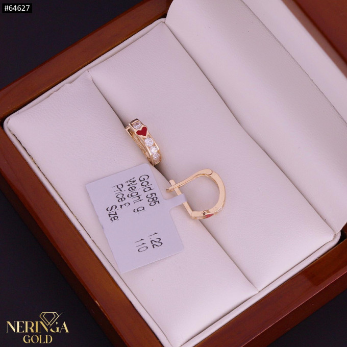 Rose gold children earrings #64627 Rose gold children earrings #64627