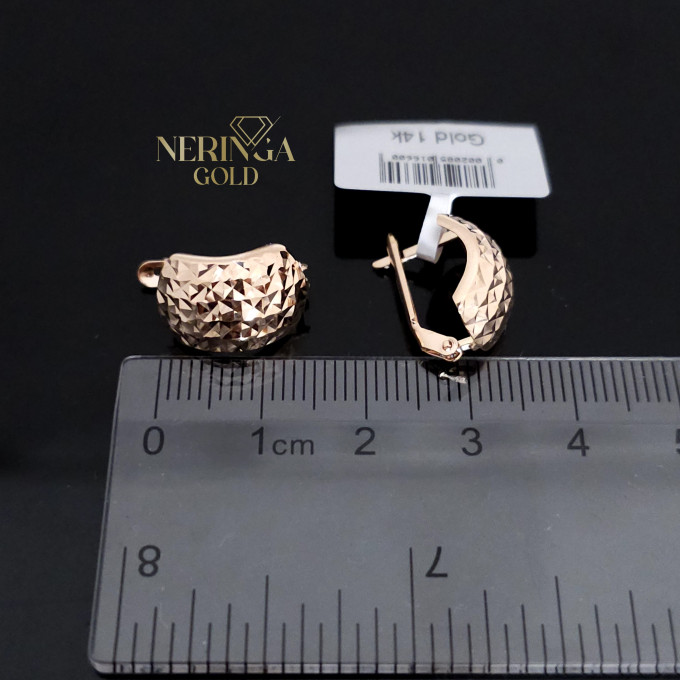 Rose gold english lock earrings #64643 Rose gold english lock earrings #64643