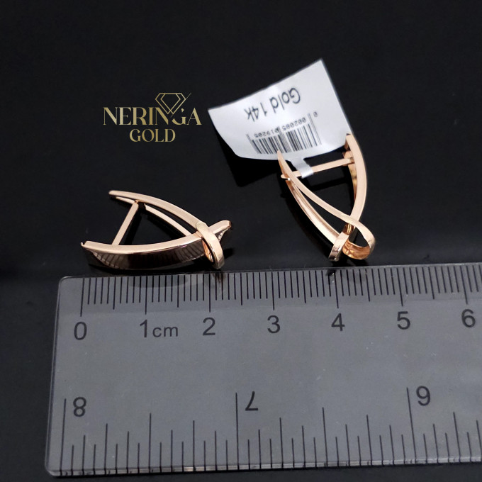 Rose gold english lock earrings #64646 Rose gold english lock earrings #64646