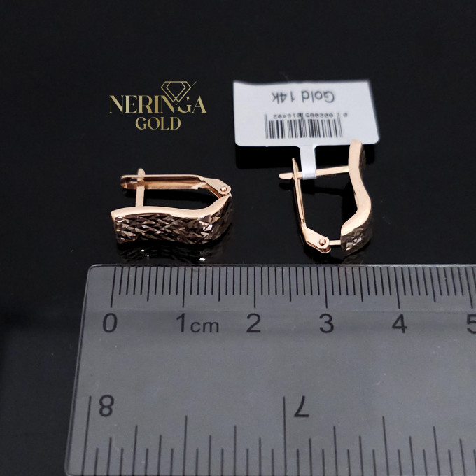 Rose gold english lock earrings #64640 Rose gold english lock earrings #64640