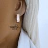 Rose gold english lock earrings #64638 Rose gold english lock earrings #64638