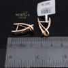 Rose gold english lock earrings #64645 Rose gold english lock earrings #64645