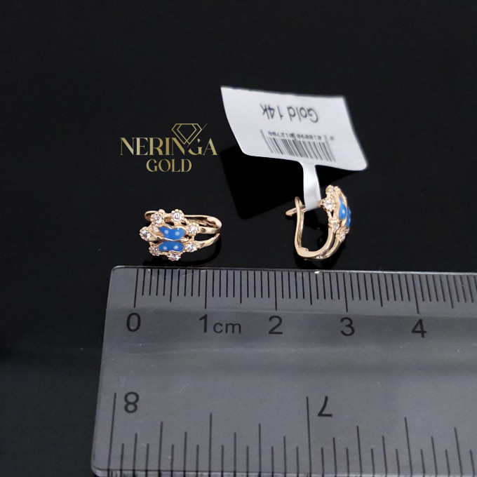 Rose gold children earrings #64594 Rose gold children earrings #64594