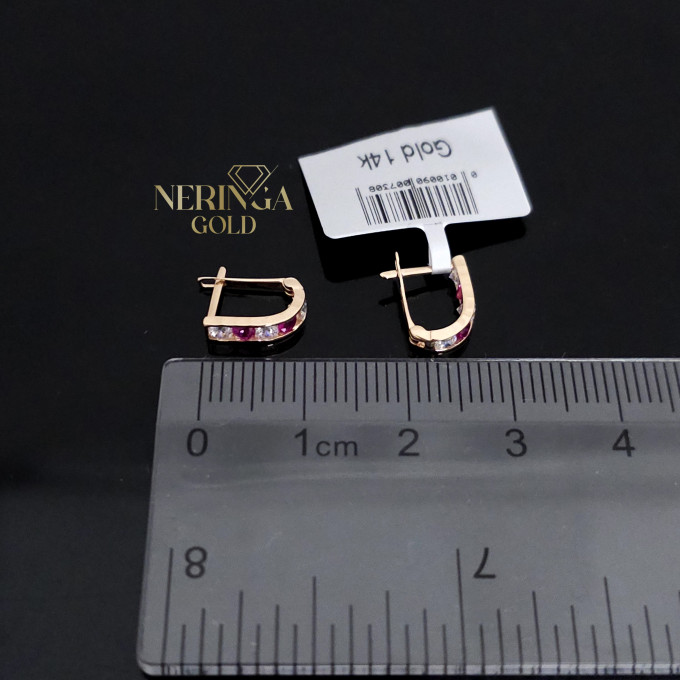 Rose gold children earrings #64628 Rose gold children earrings #64628
