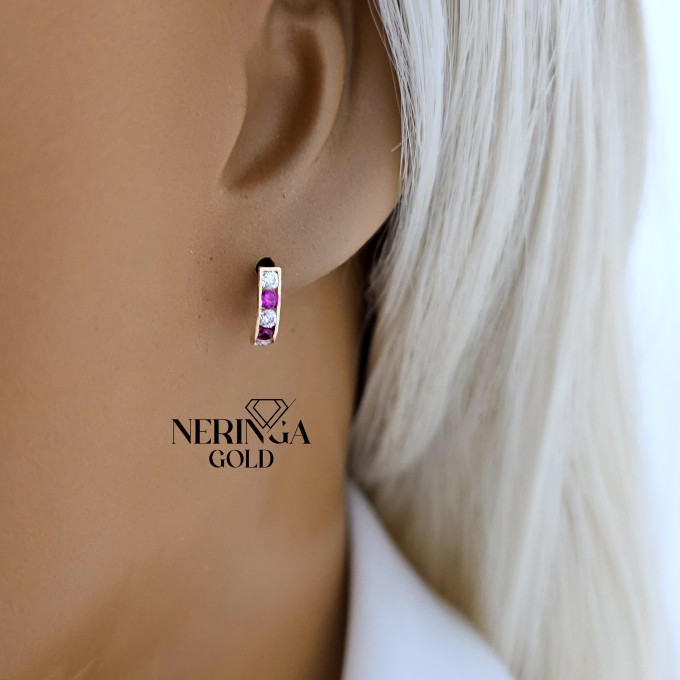 Rose gold children earrings #64628 Rose gold children earrings #64628