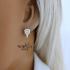 Rose gold children earrings #64601 Rose gold children earrings #64601
