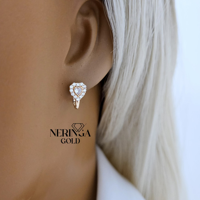 Rose gold children earrings #64601 Rose gold children earrings #64601