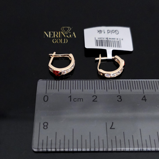 Rose gold children earrings #64605 Rose gold children earrings #64605