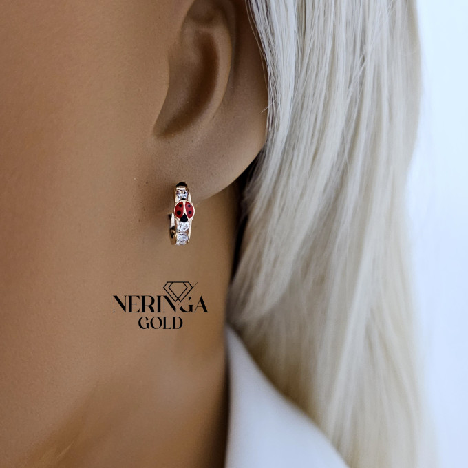 Rose gold children earrings #64605 Rose gold children earrings #64605