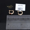 Rose gold children earrings #64620