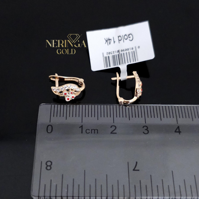 Rose gold children earrings #64611 Rose gold children earrings #64611