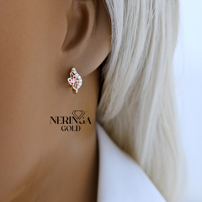 Rose gold children earrings #64611 Rose gold children earrings #64611